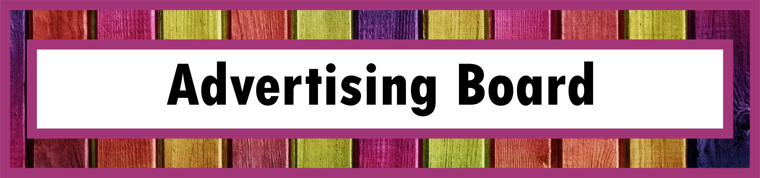 Products button for Advertising Board